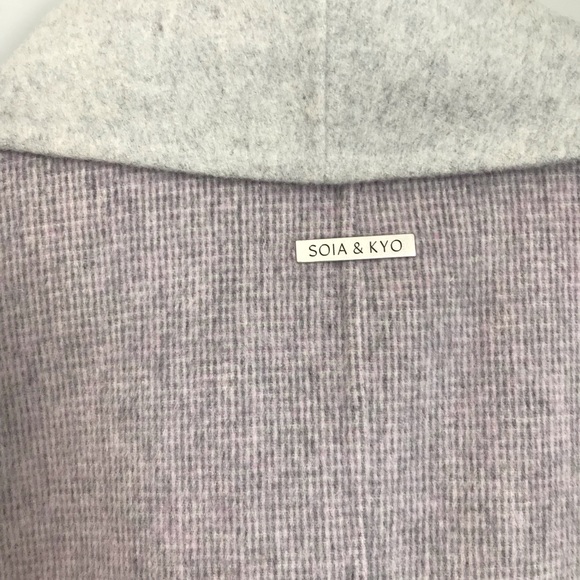 Soia & Kyo Oxana Double Face Wool Wrap Jacket - Picture 8 of 8